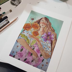 Garden Girl – Limited Edition Fine Art Print