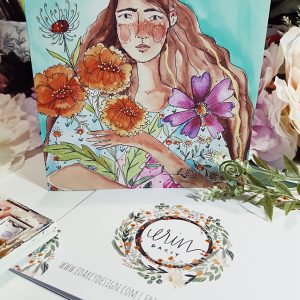 Garden Girl {Card}